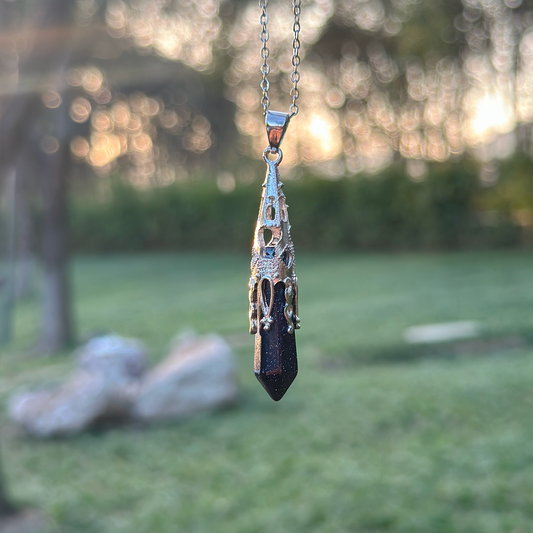 Tapered Crystal Energy Necklace